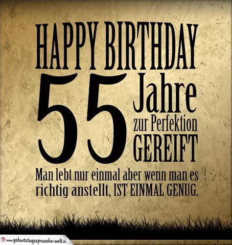 55 geburtstag sprüche kurz